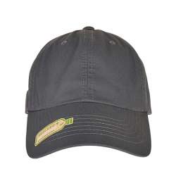 Flexfit Recycled Polyester Dad Cap Keps Light Charcoal